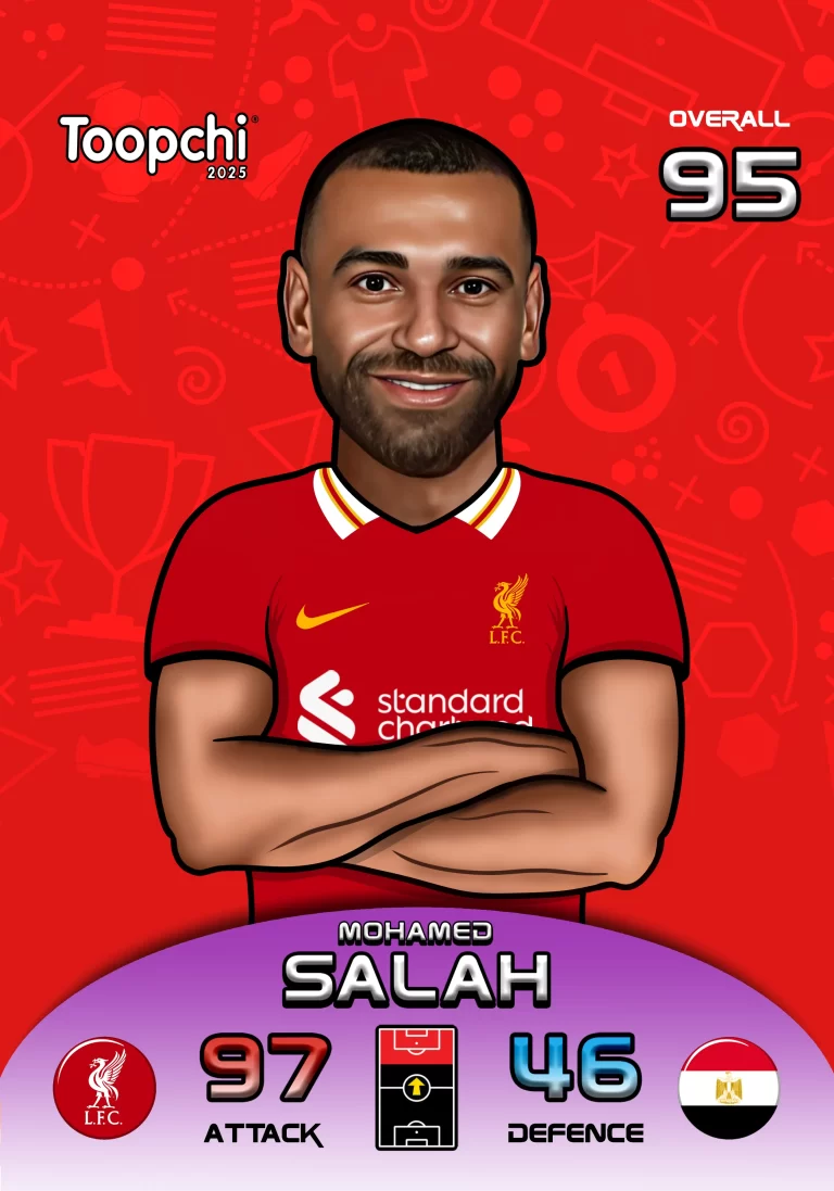 کارت بازی محمد صلاح
