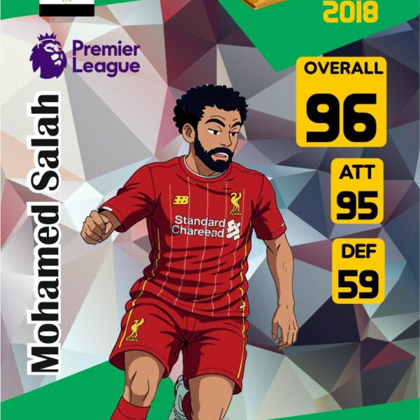 کارت انیمه محمد صلاح