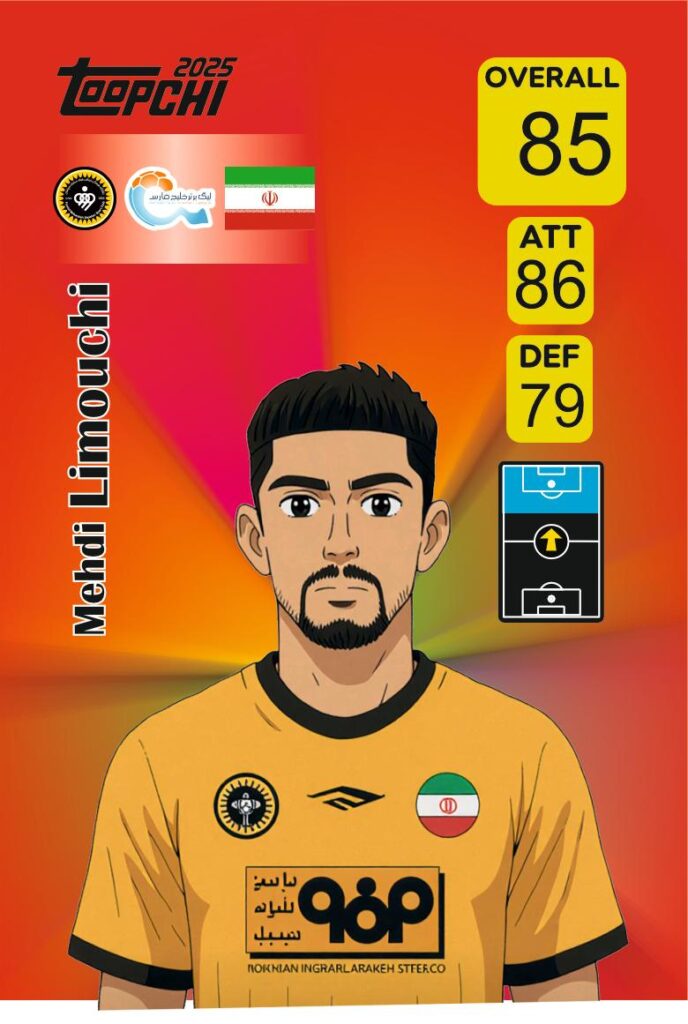 کارت انیمه مهدی لیموچی