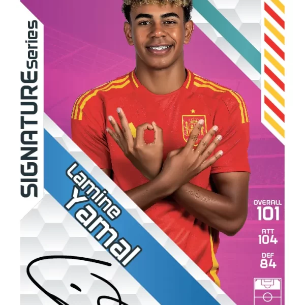 کارت بازی امضایی لامین یامال 2026