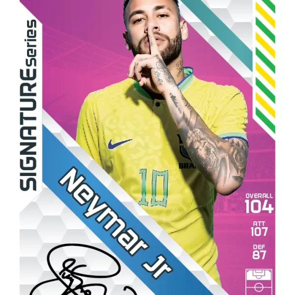 کارت بازی امضایی نیمار جونیور 2026