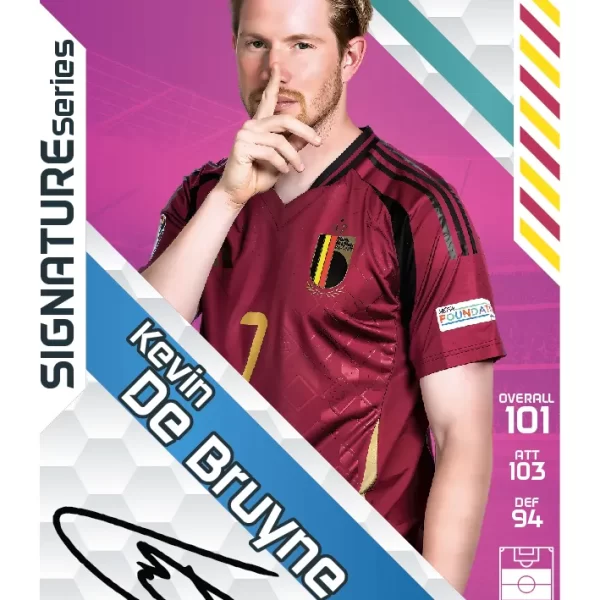 کارت بازی امضایی کوین دی بروینه 2026