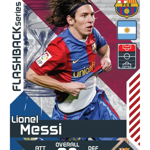 کارت بازی فلش بک لیونل مسی1 2026