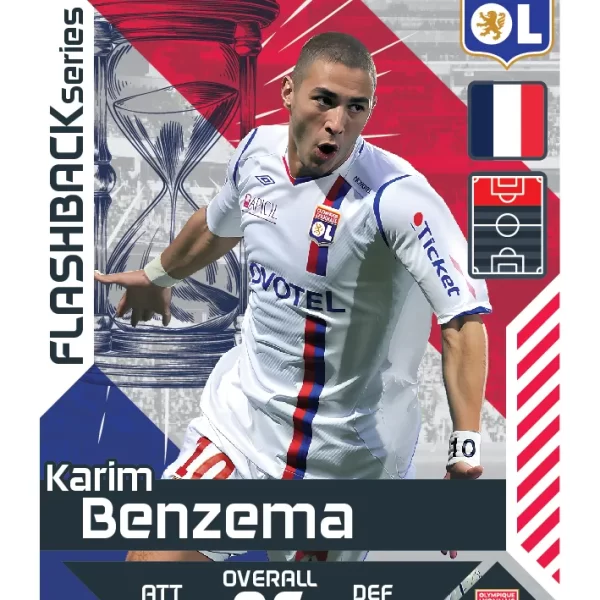 کارت بازی فلش بک کریم بنزما1 2026